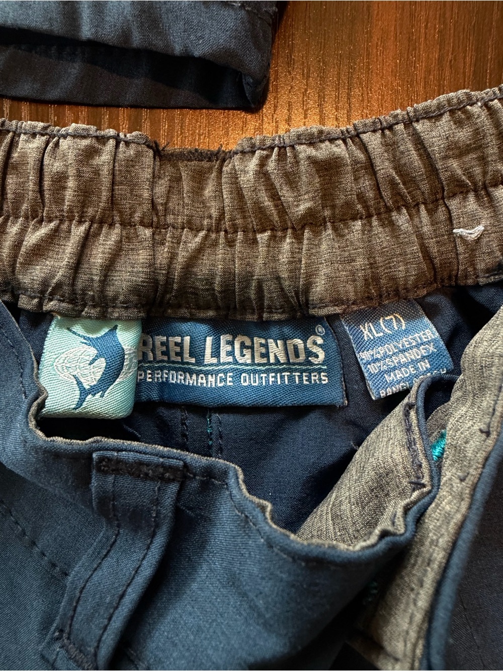 Reel Legends Boys Navy Shorts Set of Two Size XL/7 - Picture 4 of 4
